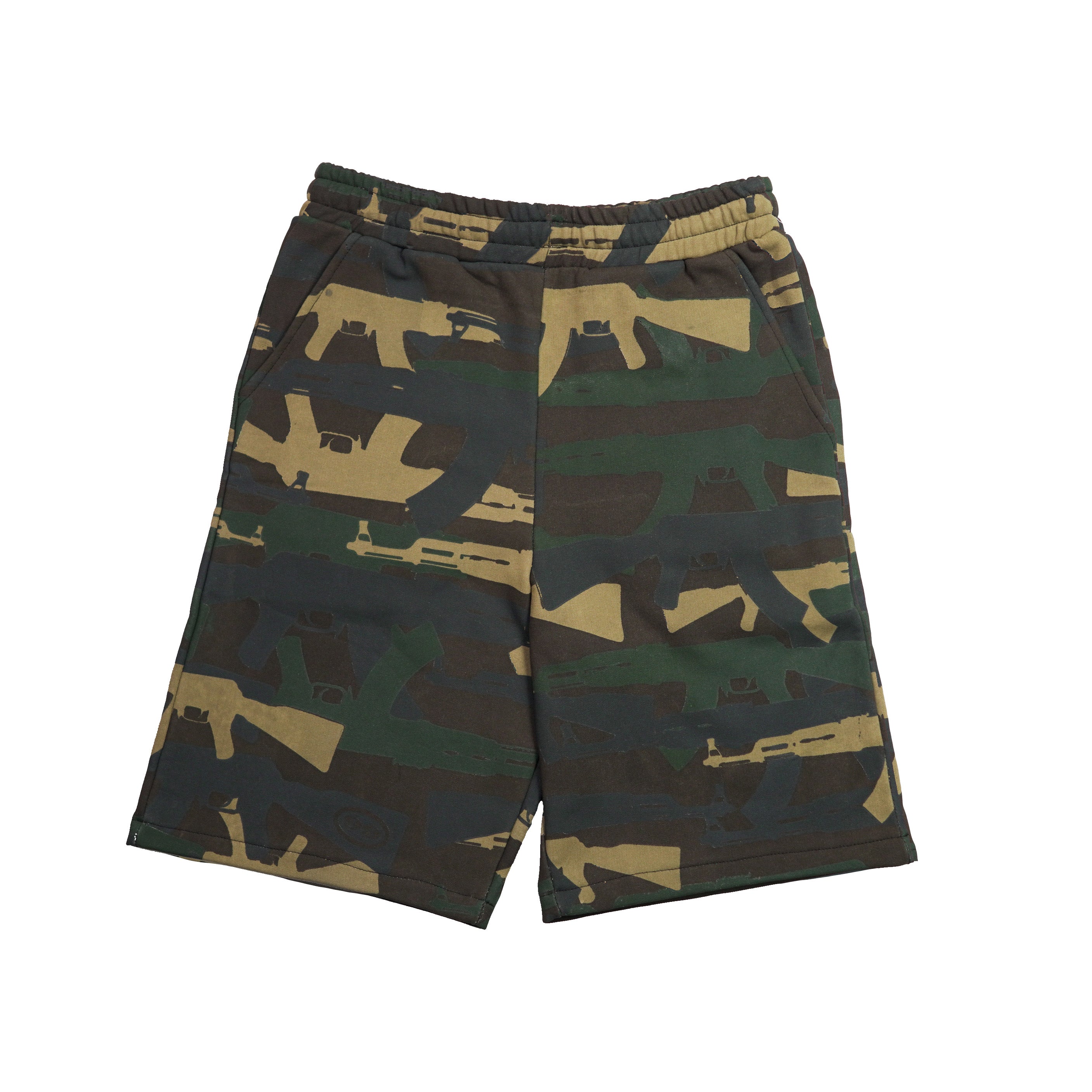 99 Clover - "CAMO V2" SHORTS (FOREST)