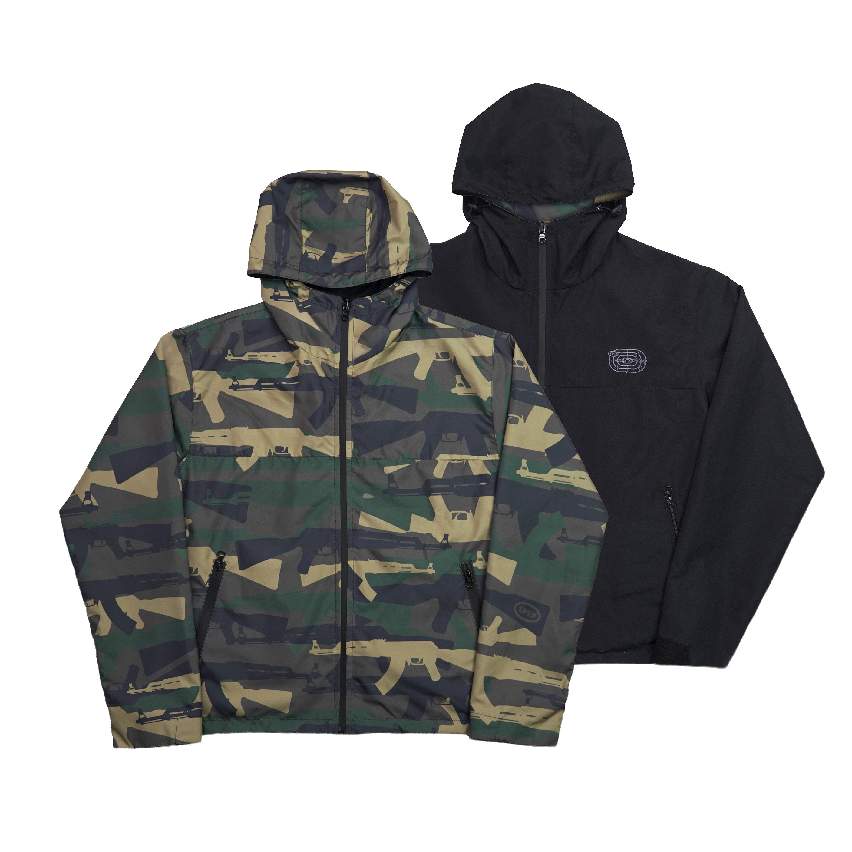 99 Clover - "CAMO V2" REVERSIBLE JACKET ( FOREST)
