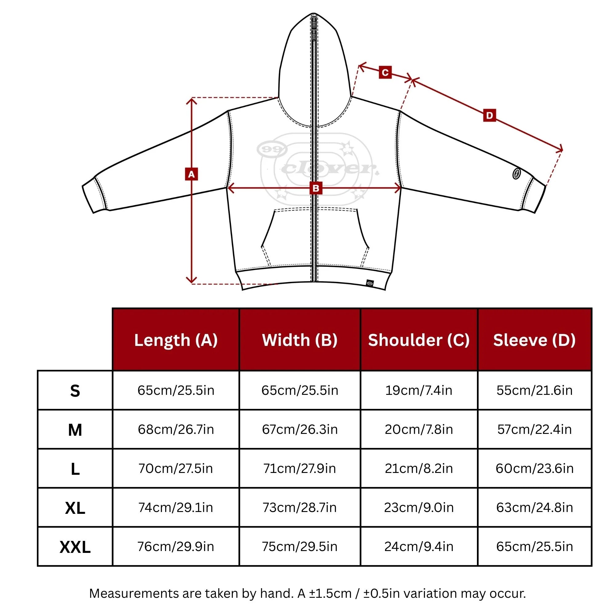 99 Clover - "CAMO V2" FULL ZIP UP ( SNOW)