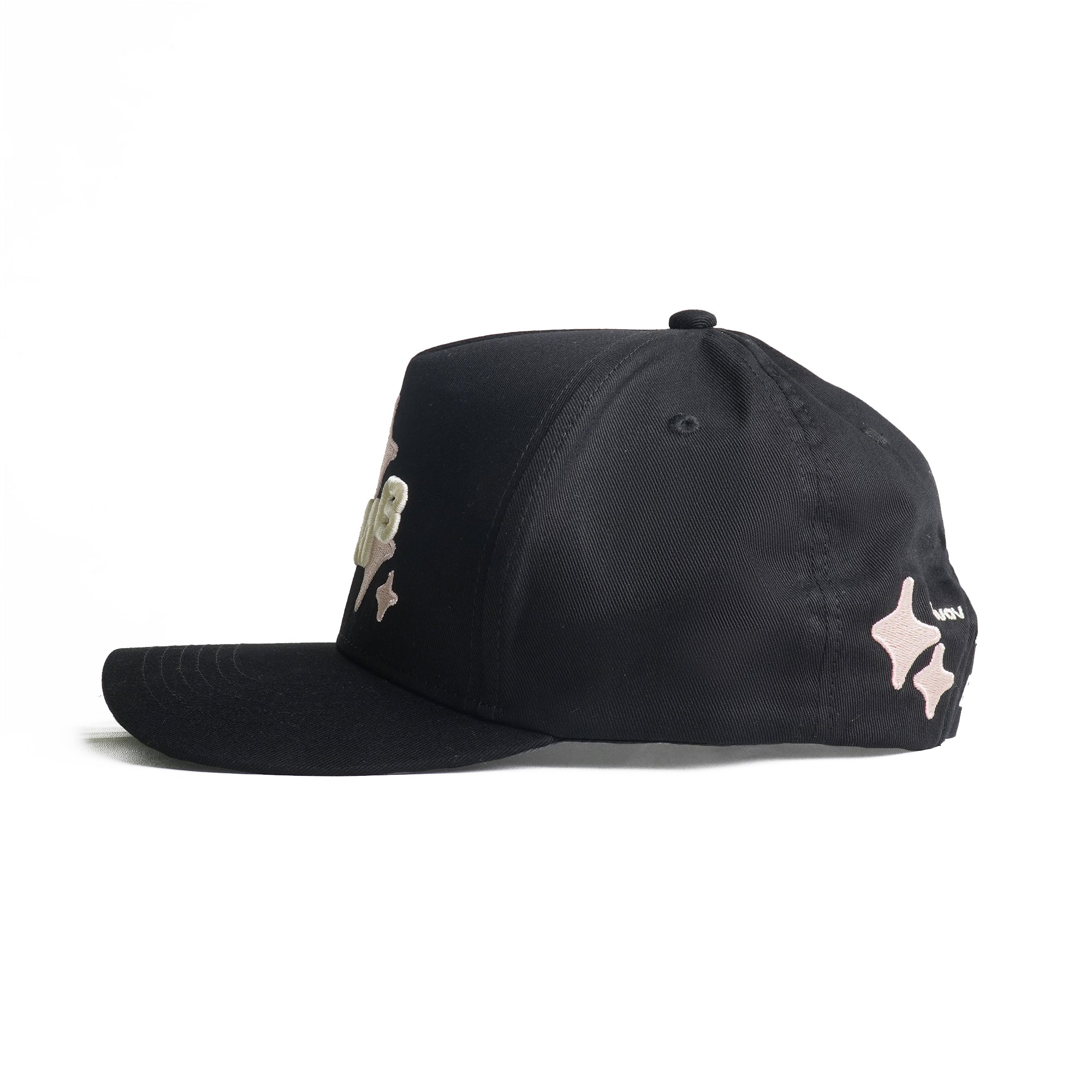 Chambre - Hat 5 Panel Black Pinky
