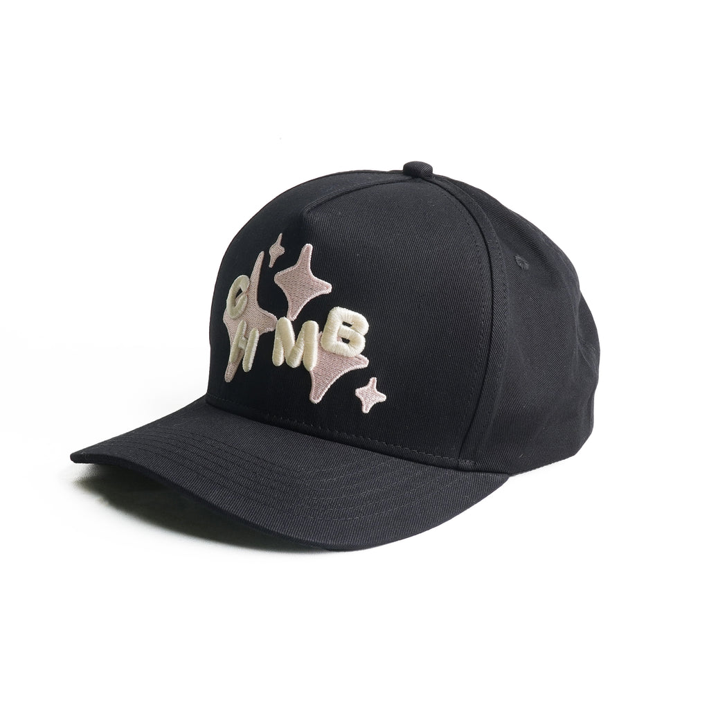 Chambre - Hat 5 Panel Black Pinky