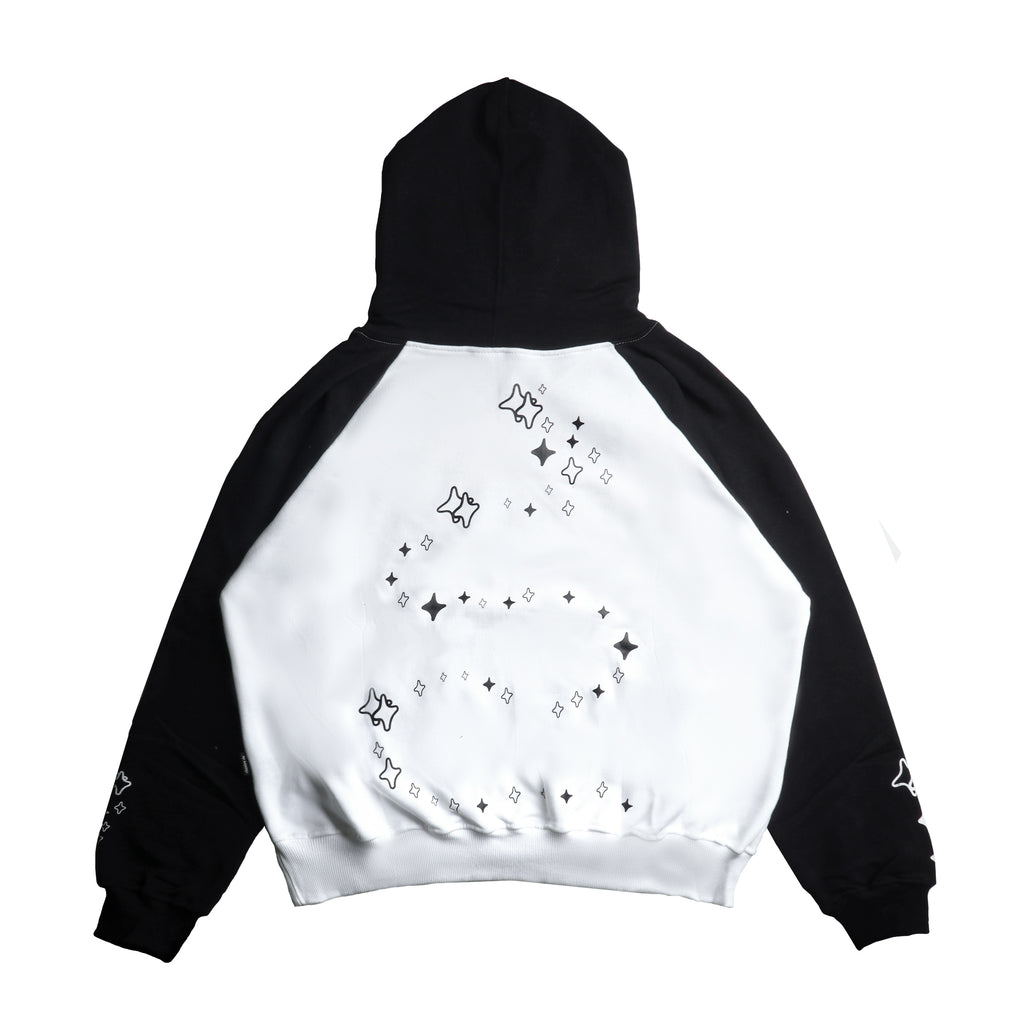 Chambre - Boxy Hoodie Raglan - Omaments Stars