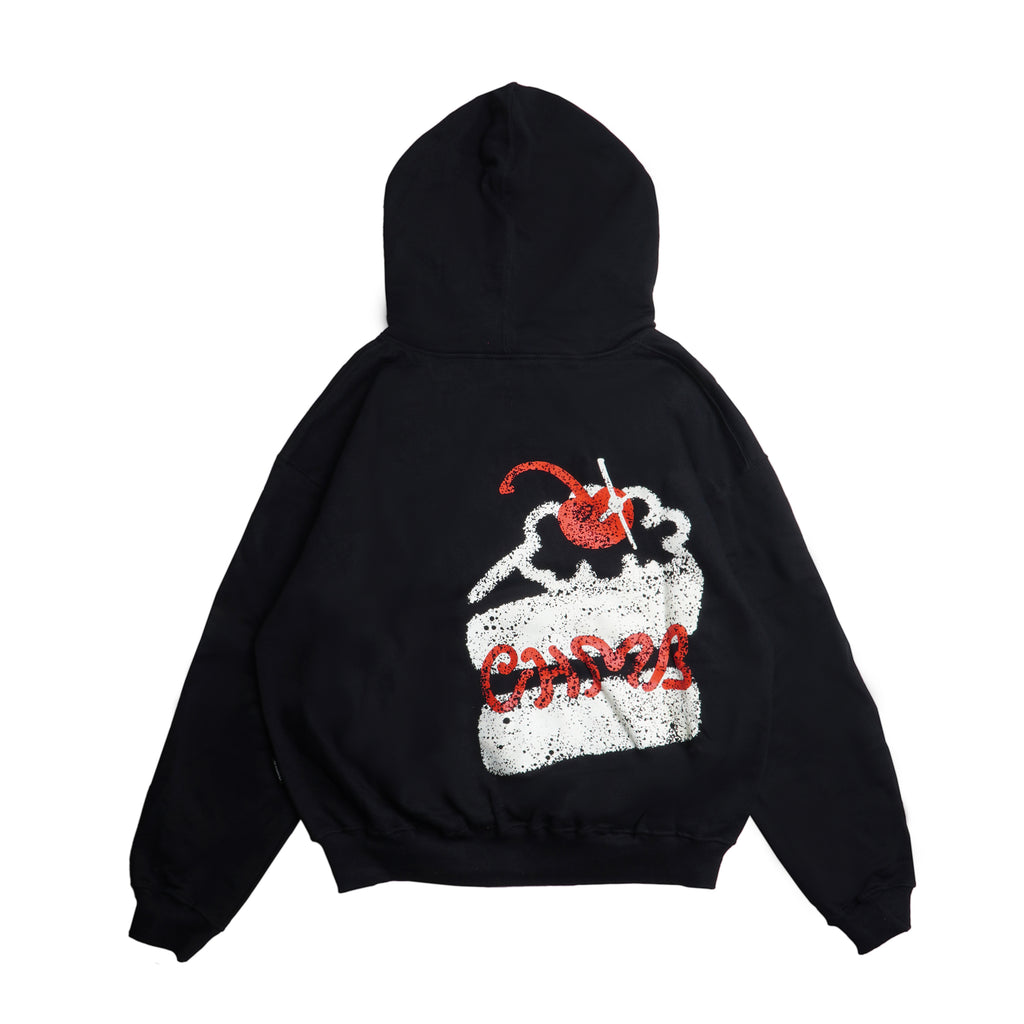 Chambre - Boxy Hoodie Sweet Cake Black