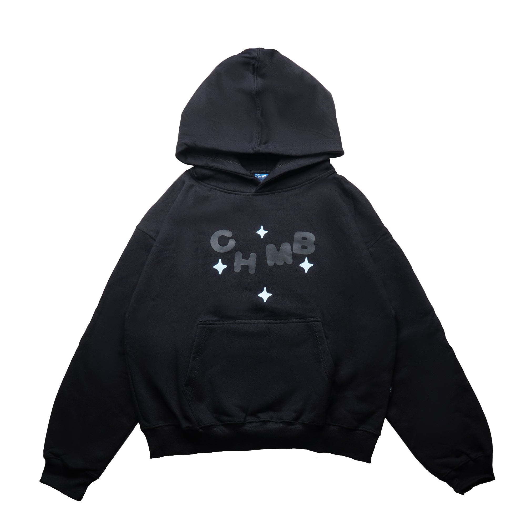 Chambre - Boxy Hoodie Fiery Sky Black