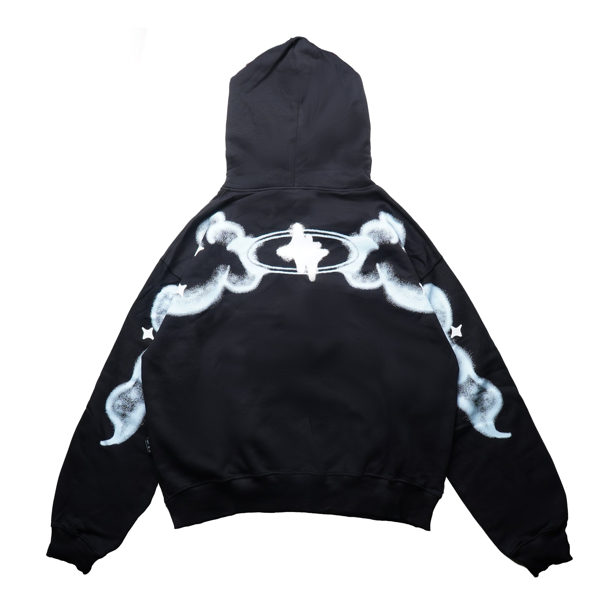 Chambre - Boxy Hoodie Fiery Sky Black