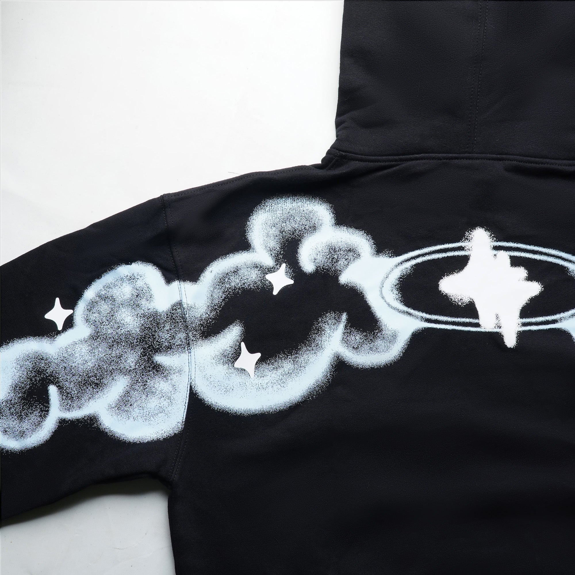 Chambre - Boxy Hoodie Fiery Sky Black