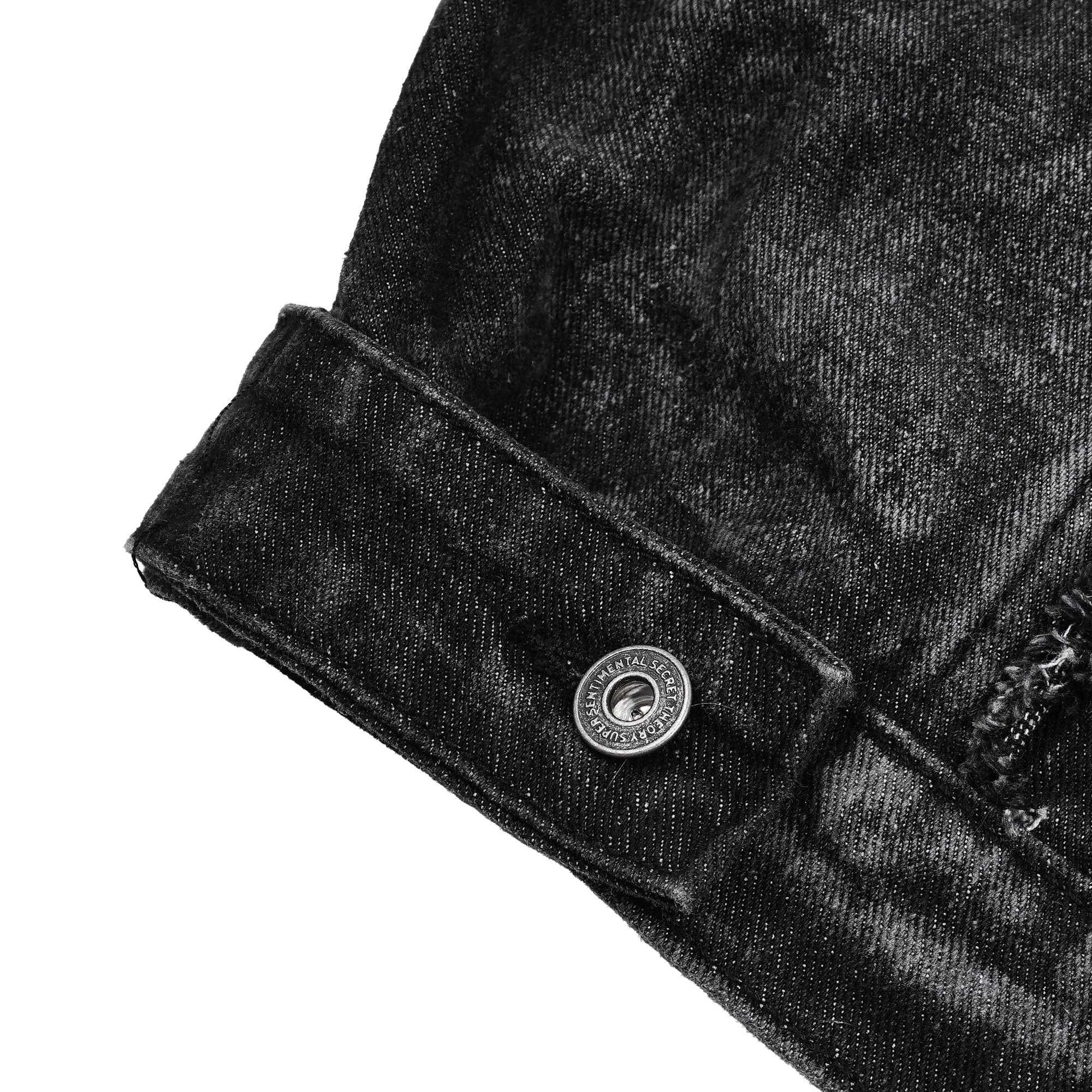 SSST x Lique - Trucker Denim Jacket Washed Black
