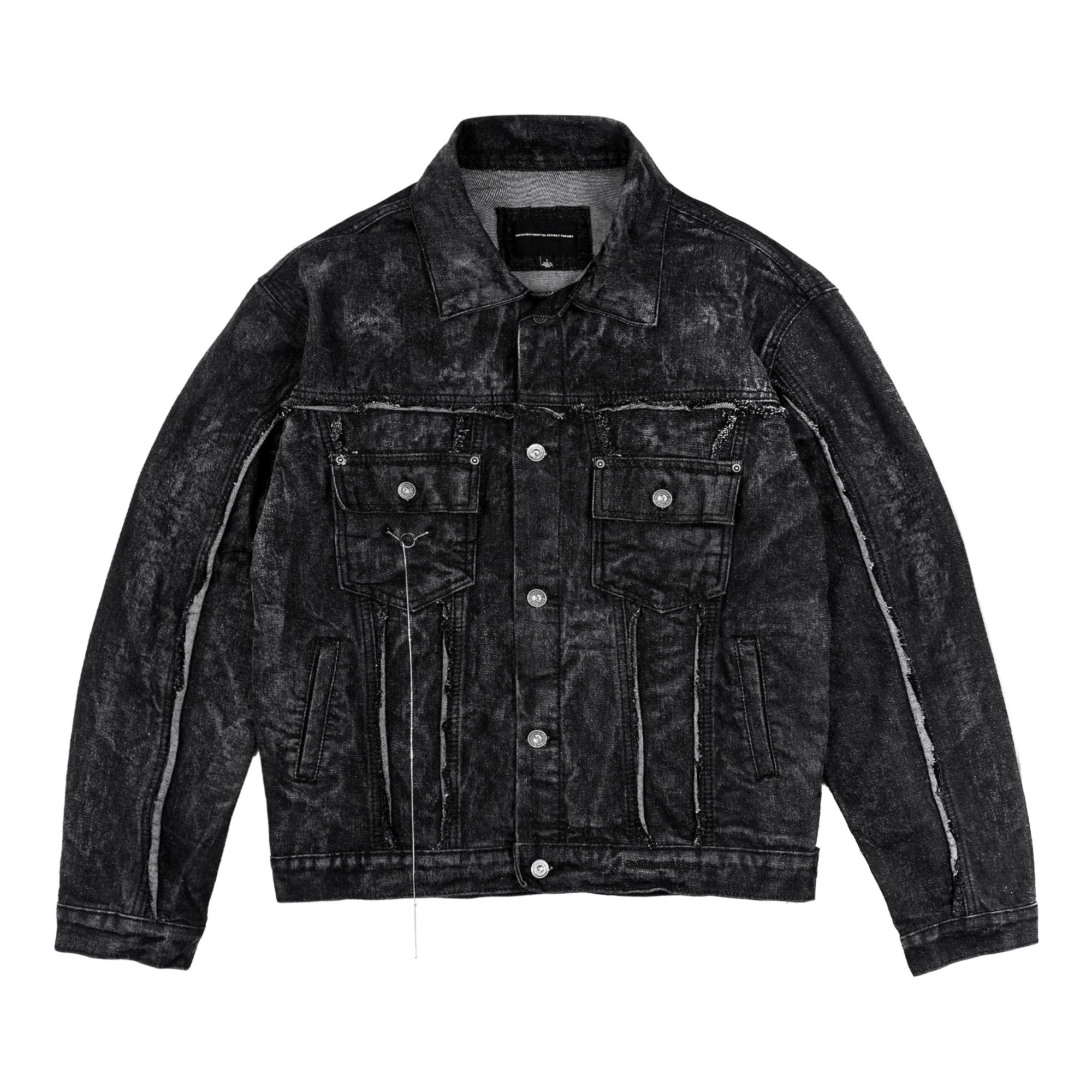 SSST x Lique - Trucker Denim Jacket Washed Black