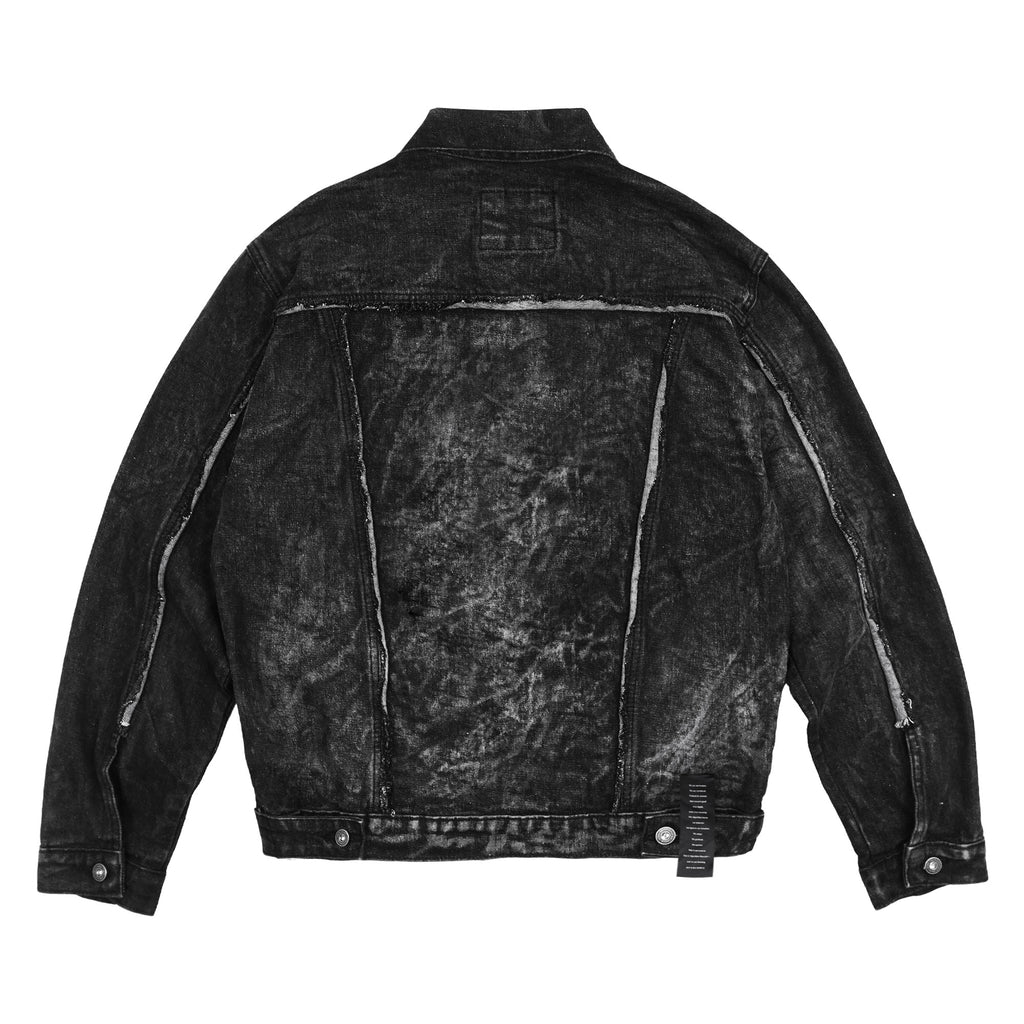 SSST x Lique - Trucker Denim Jacket Washed Black