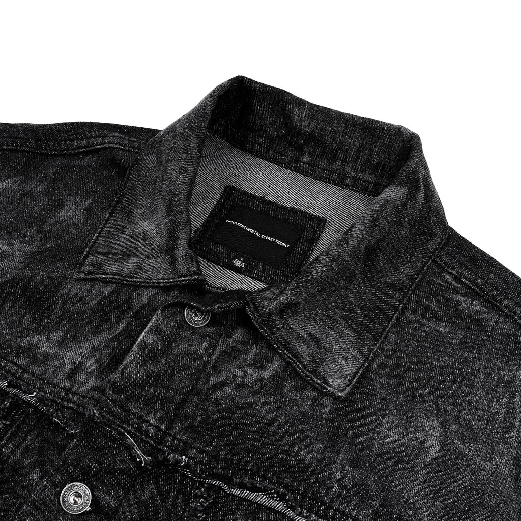 SSST x Lique - Trucker Denim Jacket Washed Black