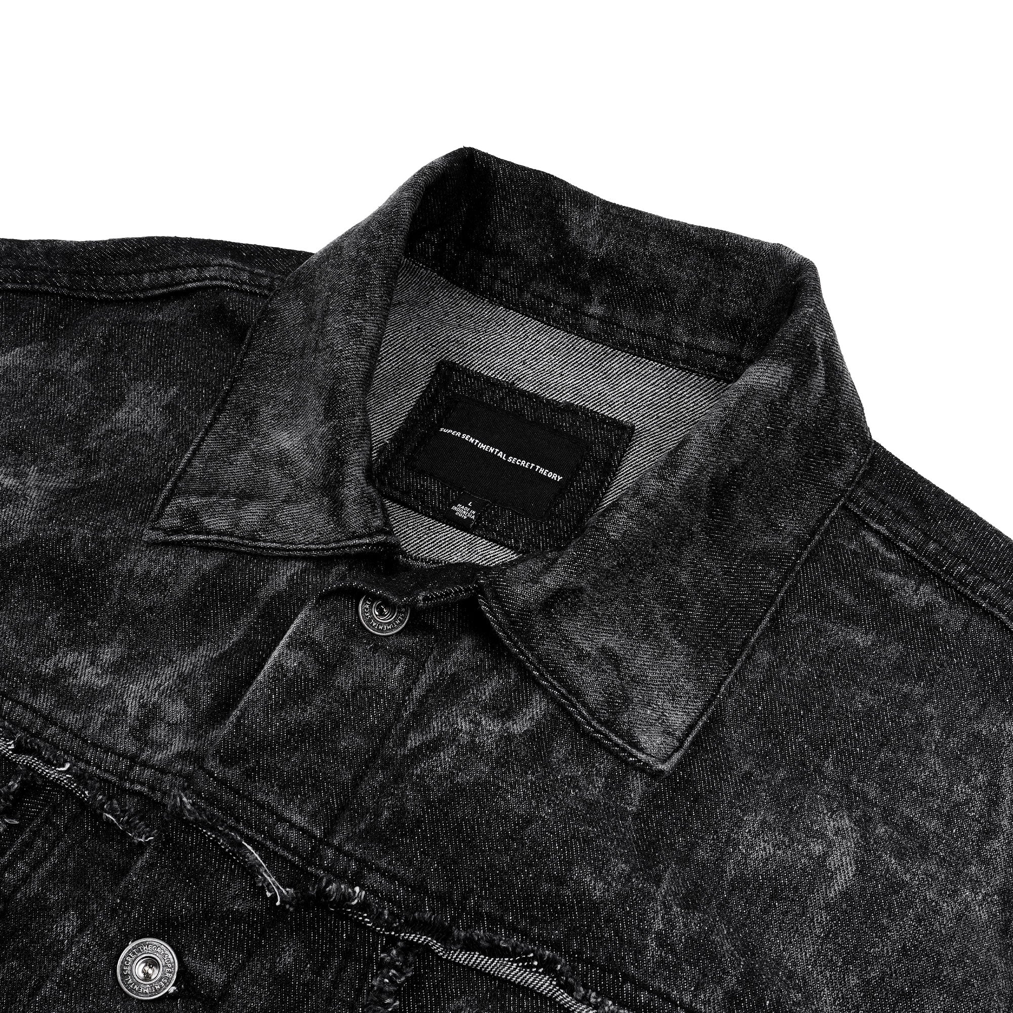 SSST x Lique - Trucker Denim Jacket Washed Black