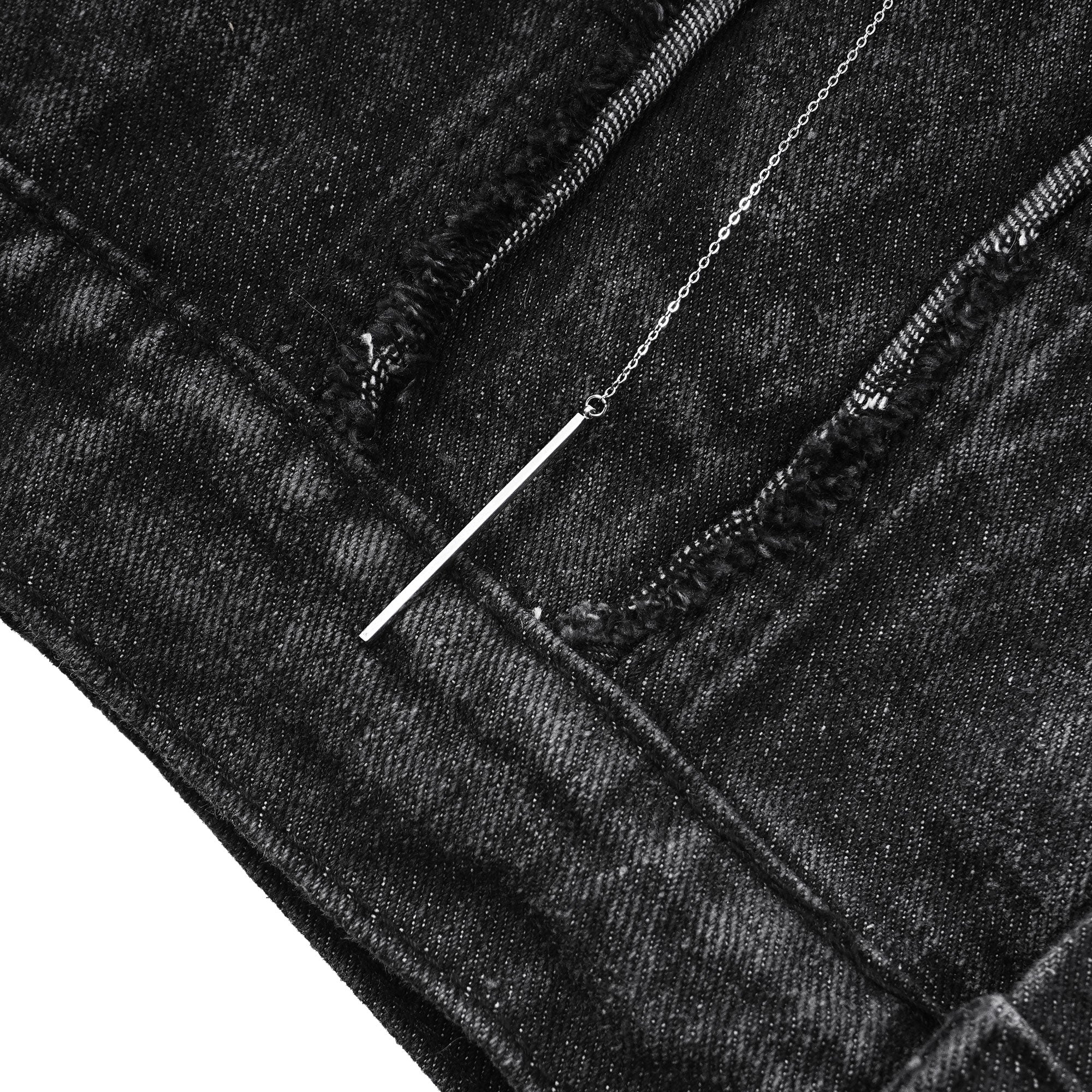 SSST x Lique - Trucker Denim Jacket Washed Black