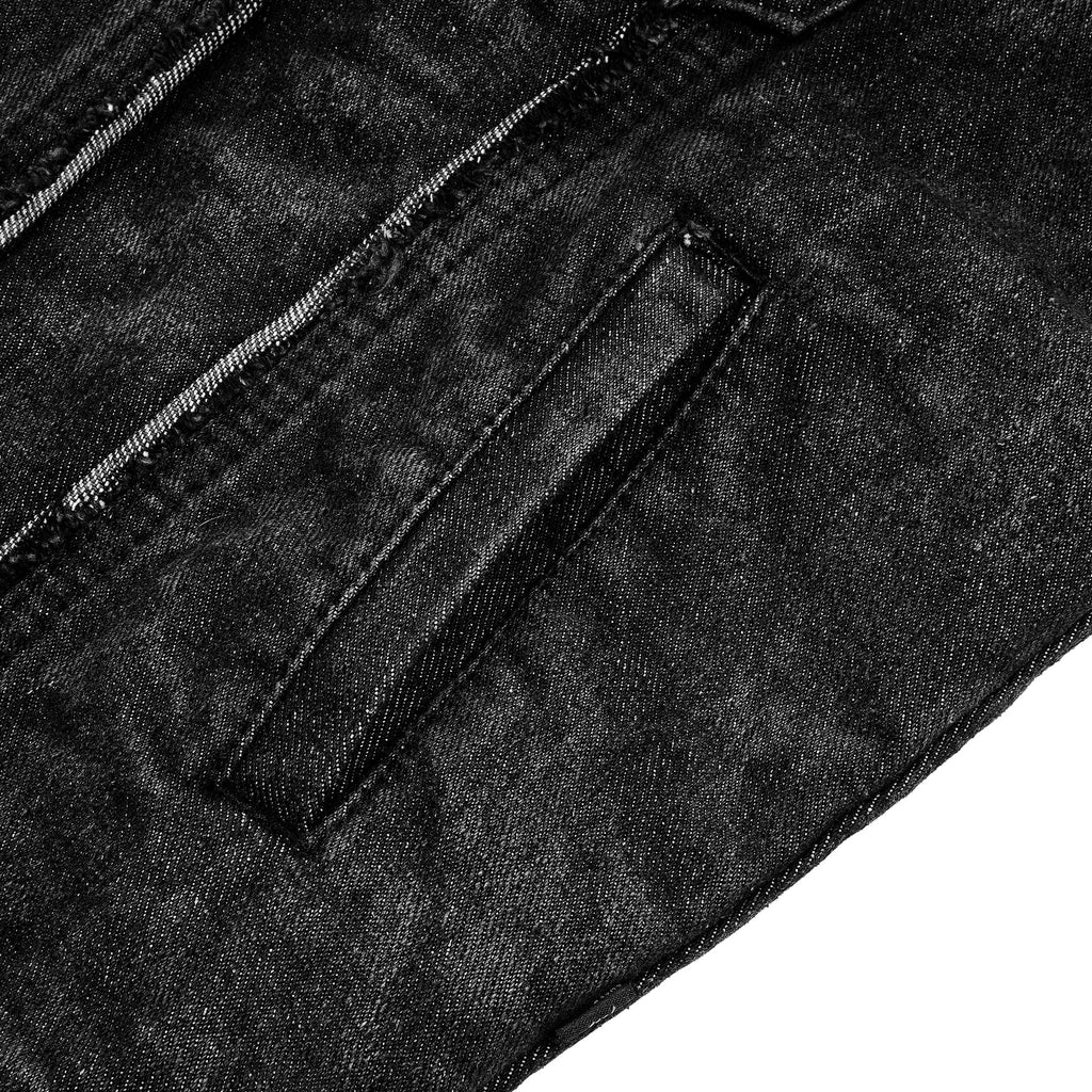 SSST x Lique - Trucker Denim Jacket Washed Black
