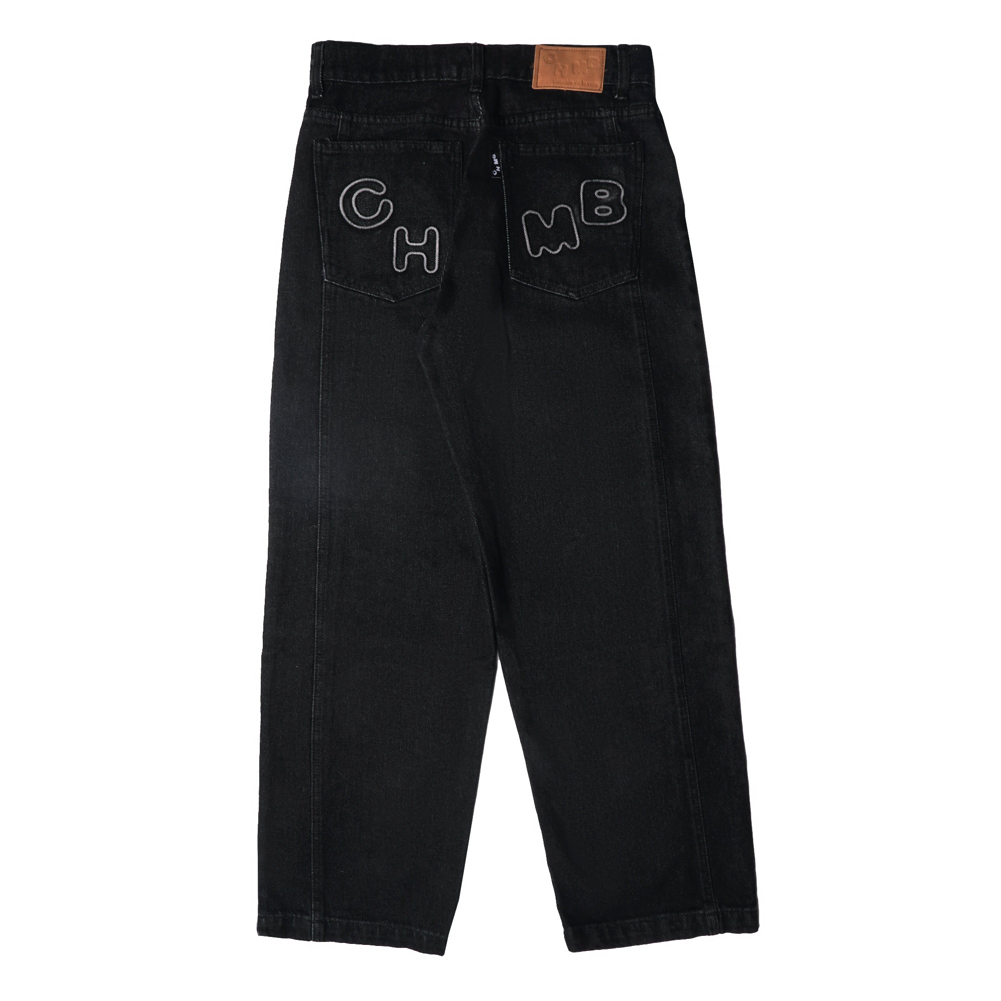 Chambre - Baggy Jeans Emboss Chiiz Black Wash