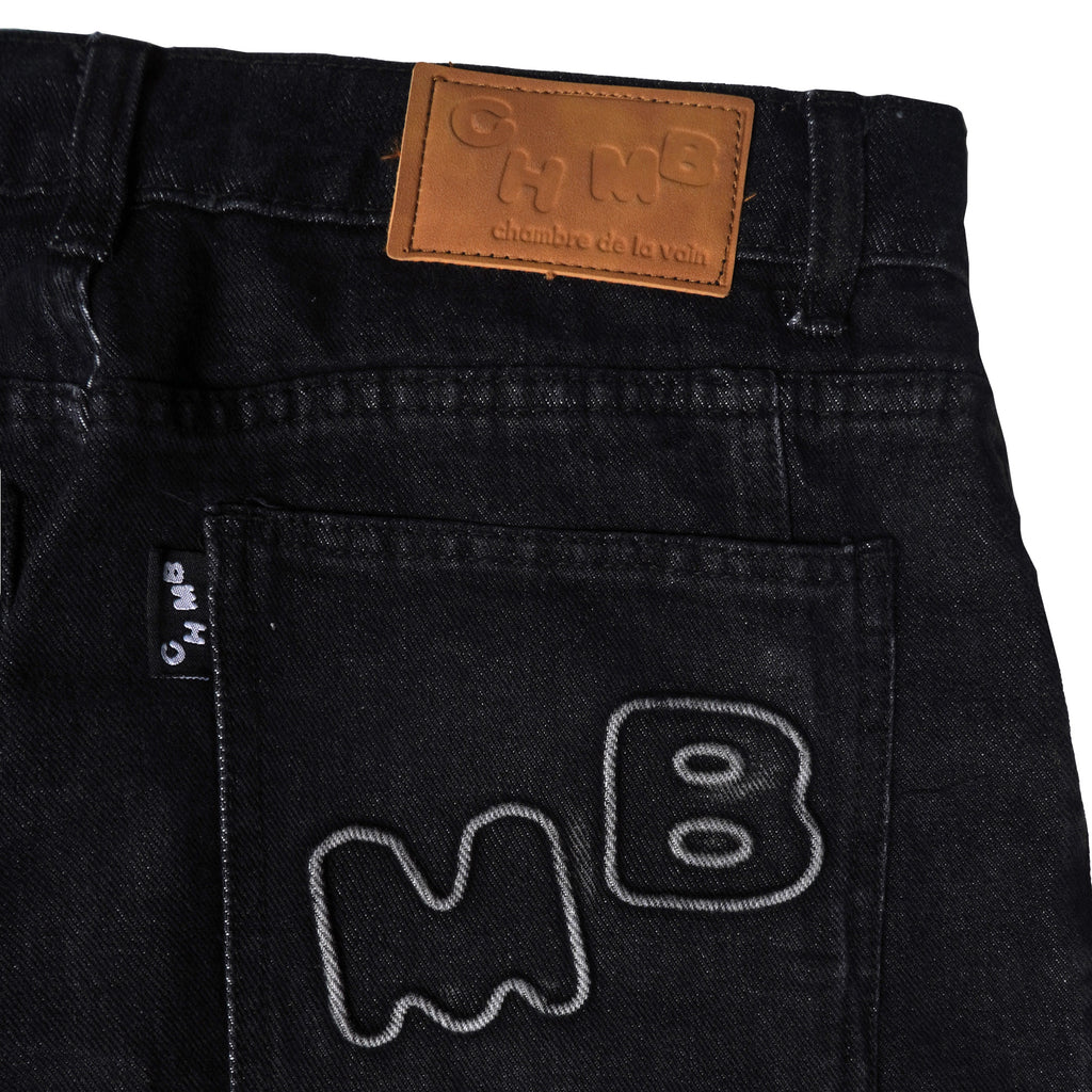 Chambre - Baggy Jeans Emboss Chiiz Black Wash