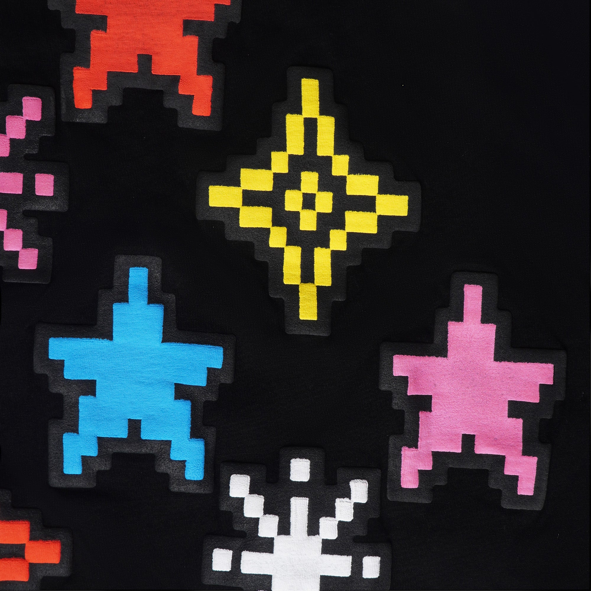 Chambre - Longsleeves Tetris Colored Black