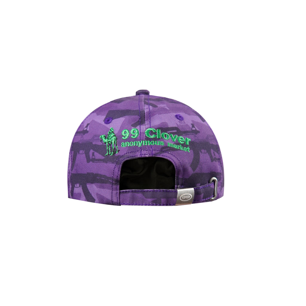 99 Clover - "CAMO V2" HAT ( PURPLE)