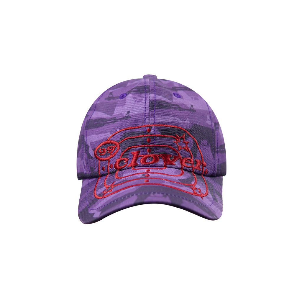 99 Clover - "CAMO V2" HAT ( PURPLE)