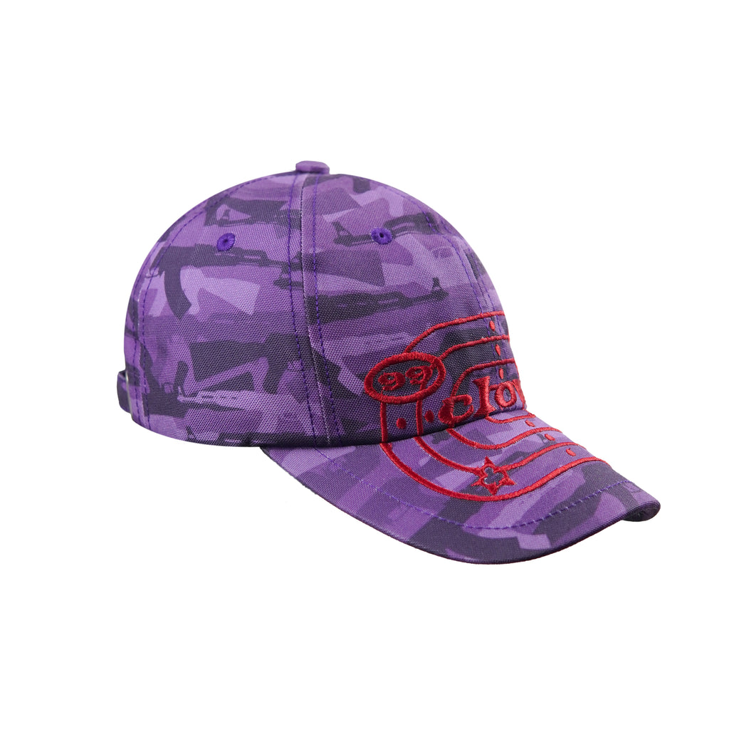 99 Clover - "CAMO V2" HAT ( PURPLE)