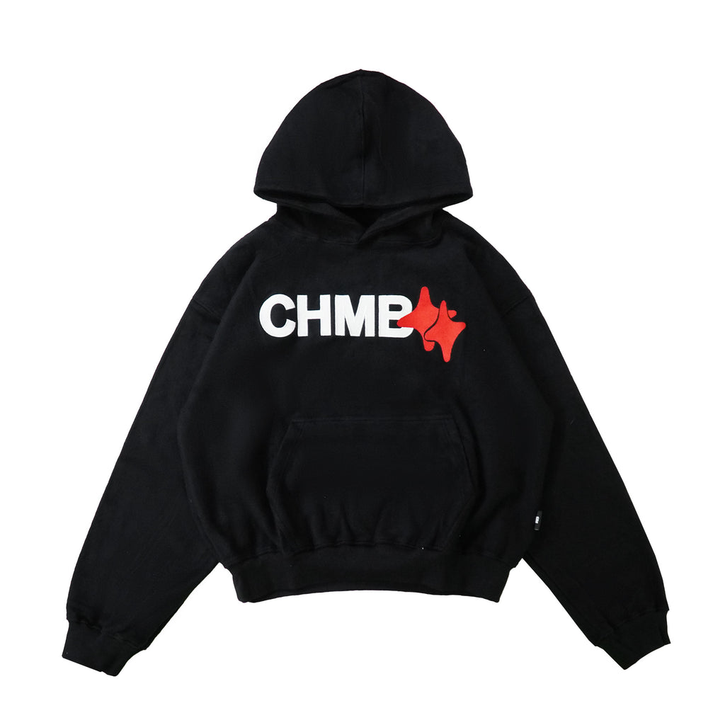 Chambre - Regular Hoodie Velour Luxe Black