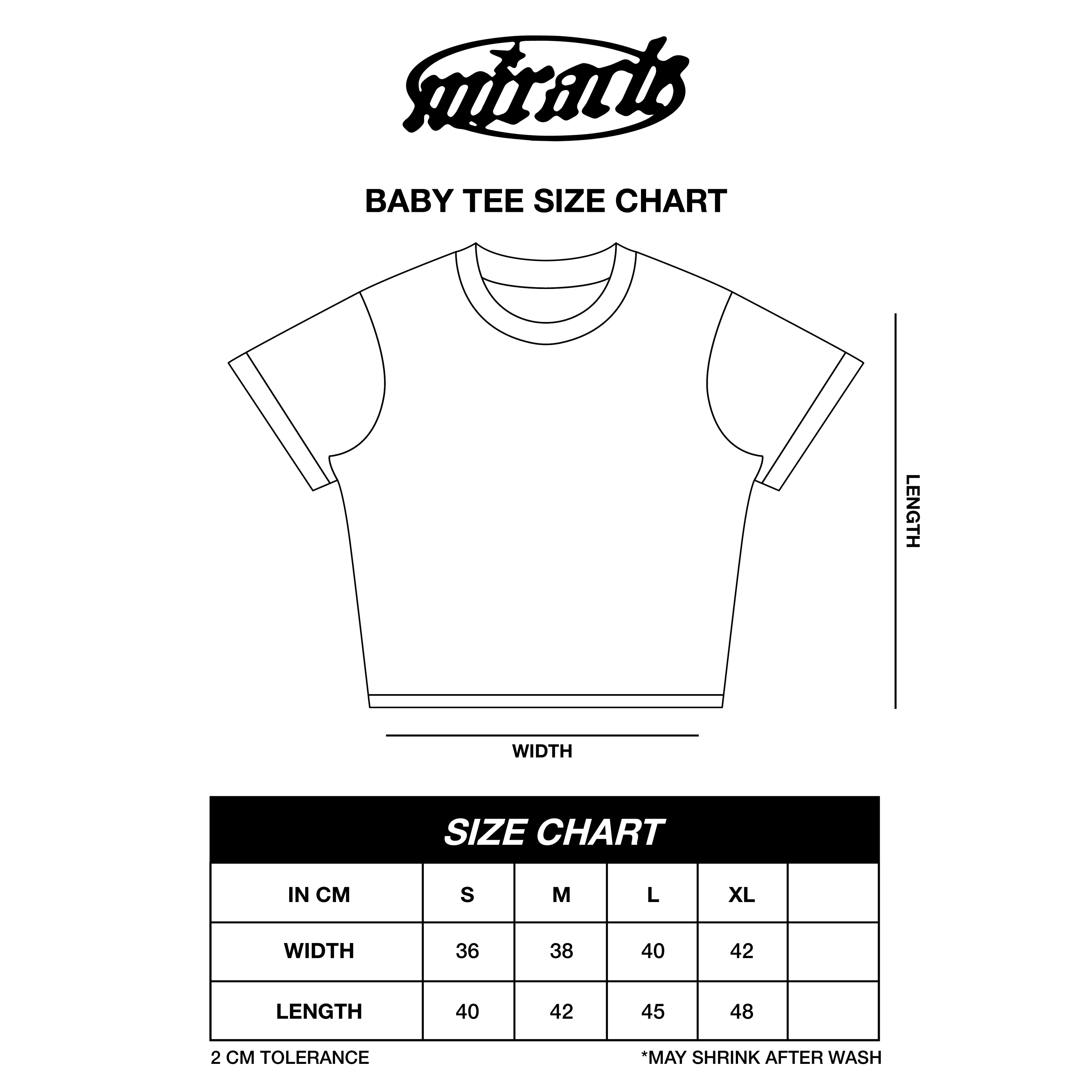 Miracle Mates - Minnaj Black Baby Tee