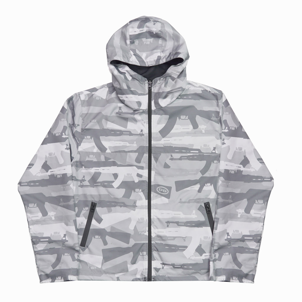 99 Clover - "CAMO V2" REVERSIBLE JACKET ( SNOW)