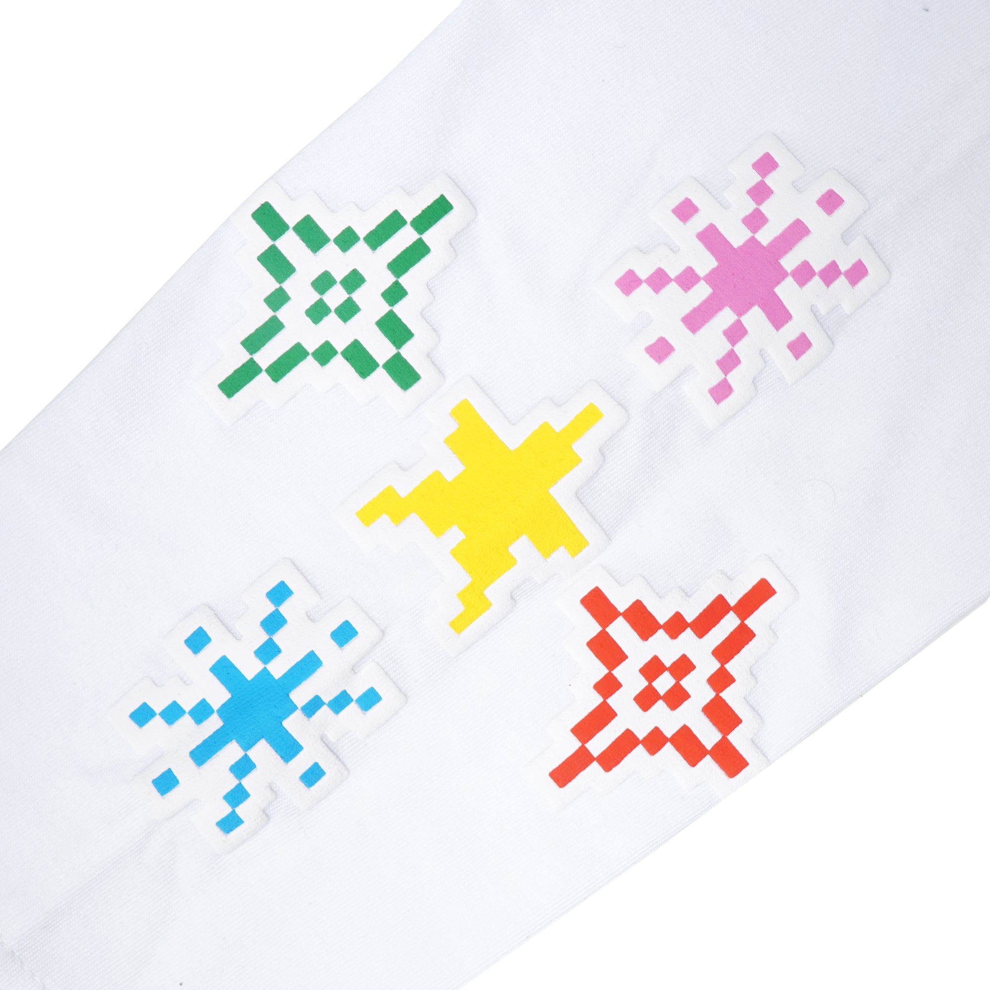 Chambre - Longsleeves Tetris Colored White