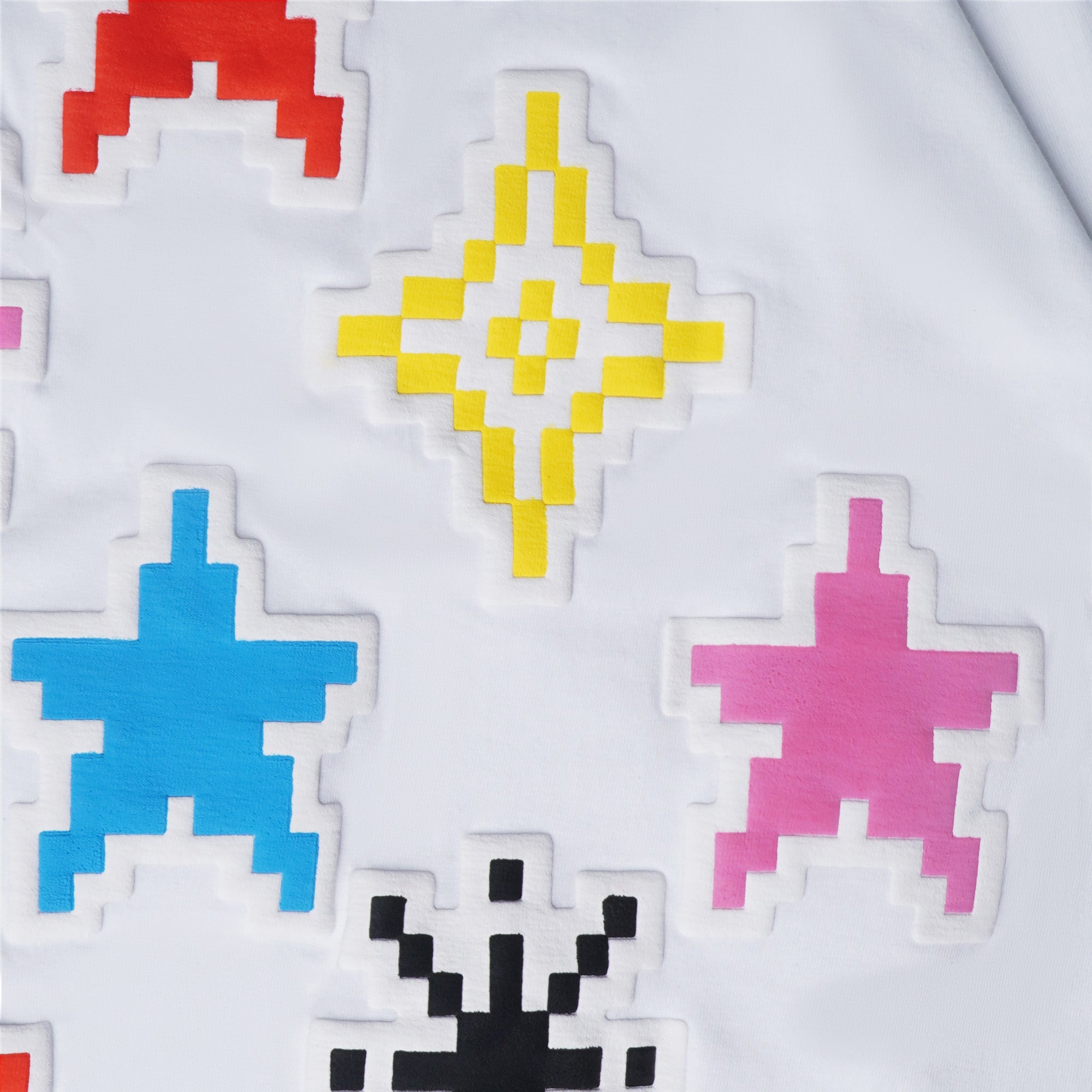 Chambre - Longsleeves Tetris Colored White