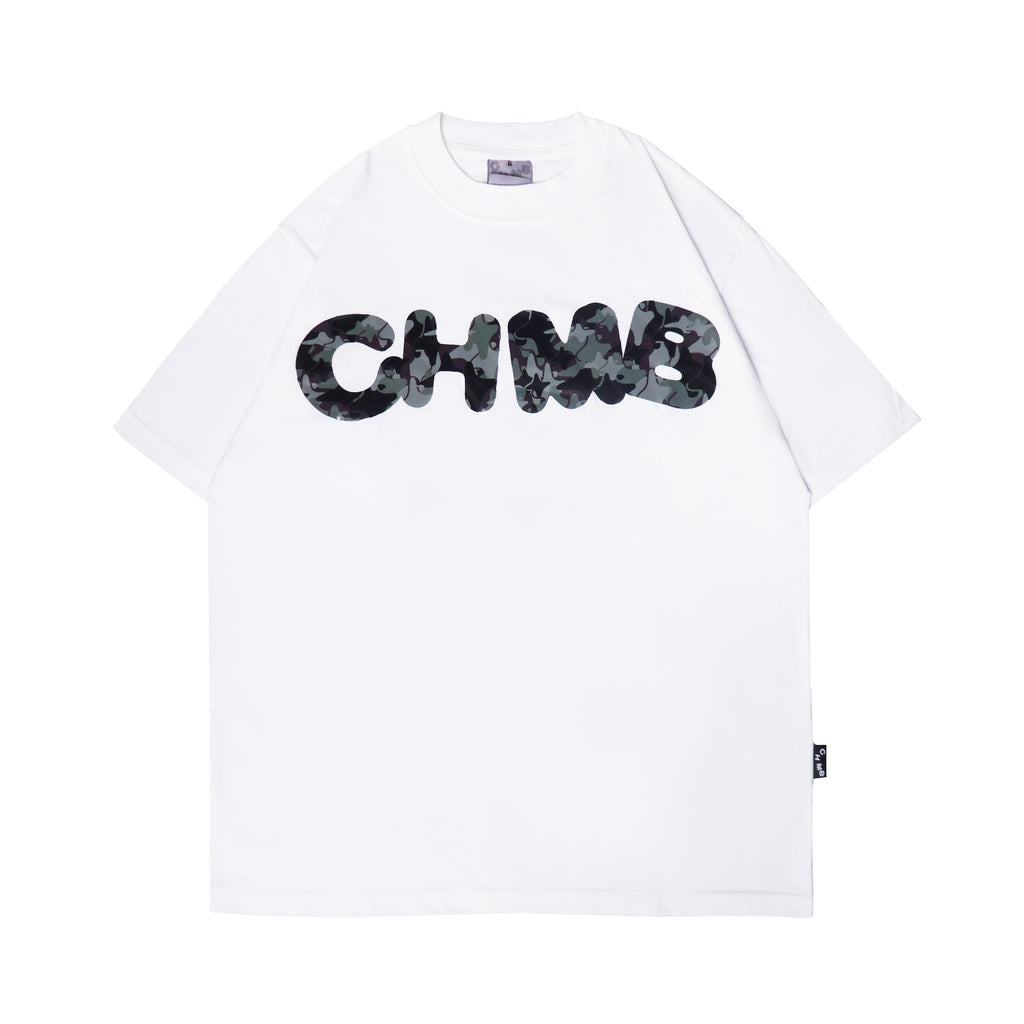 Chambre - T-shirt Star Camo White