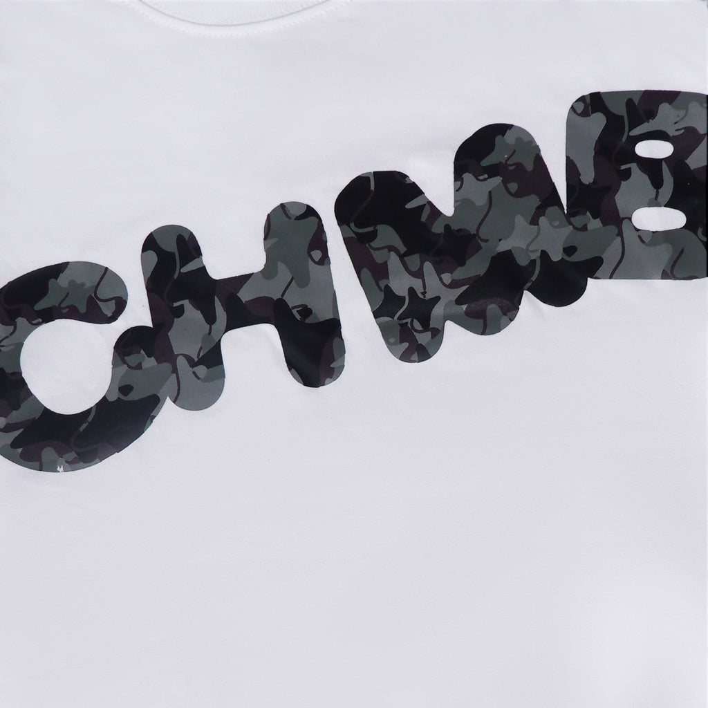 Chambre - T-shirt Star Camo White