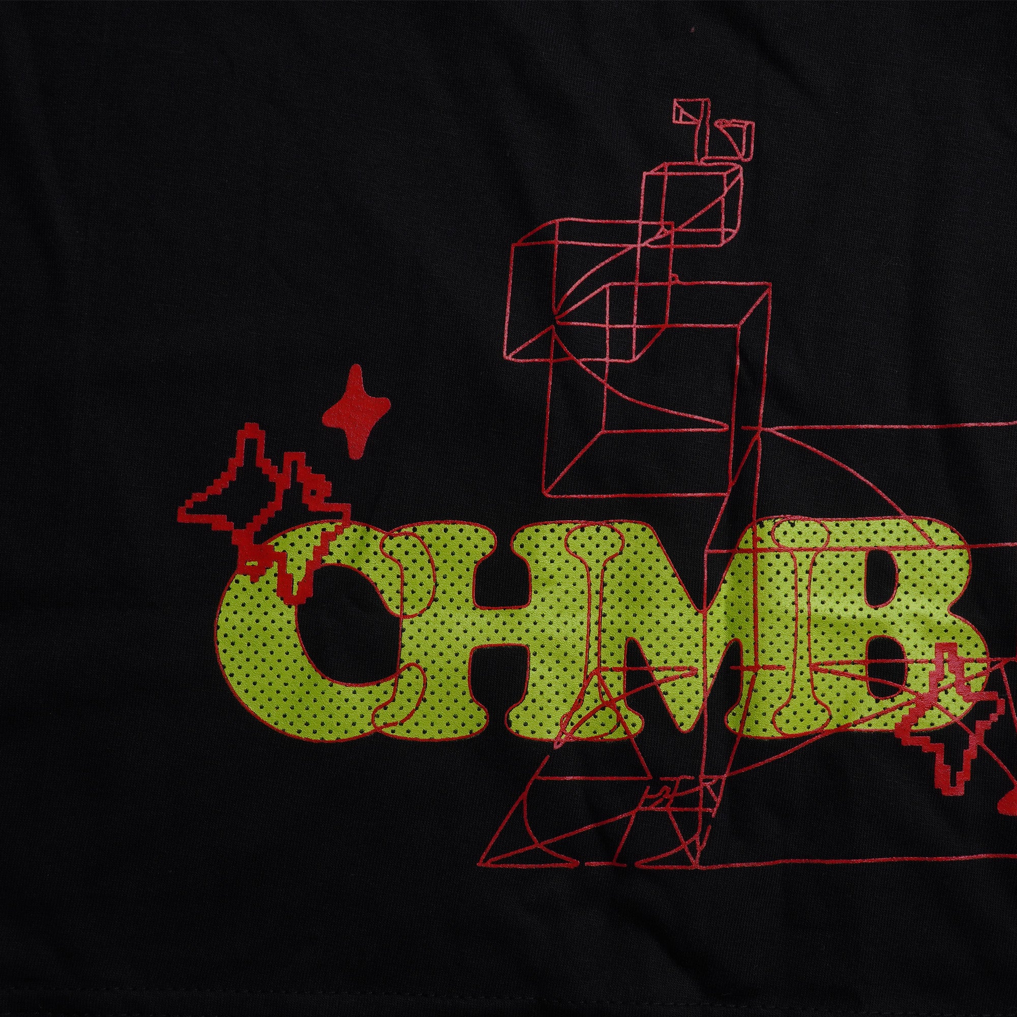 Chambre - T-shirt Cube Black
