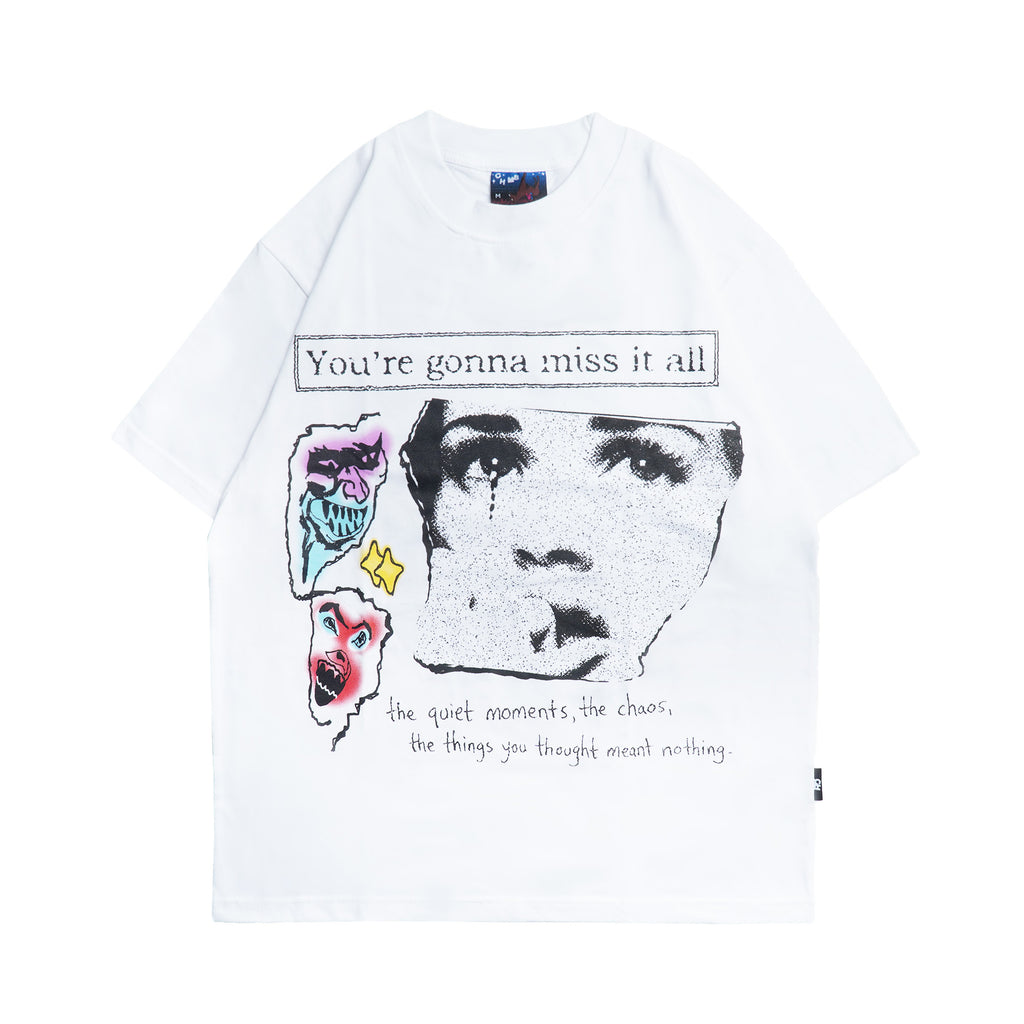 Chambre - T-shirt Clown White