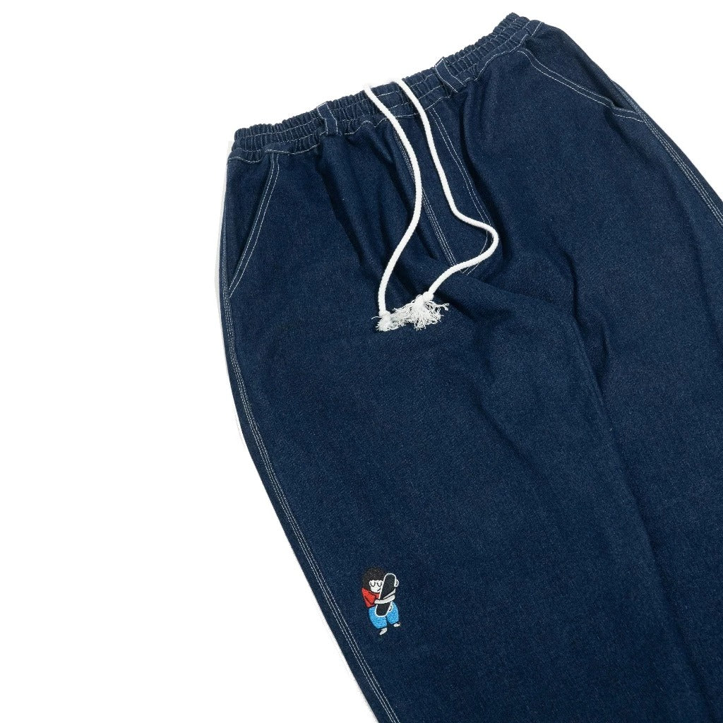 Principle - PRINCE PANTS - RAW DARK BLUE DENIM