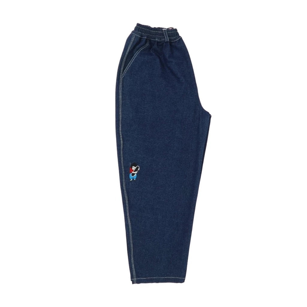 Principle - PRINCE PANTS - RAW DARK BLUE DENIM
