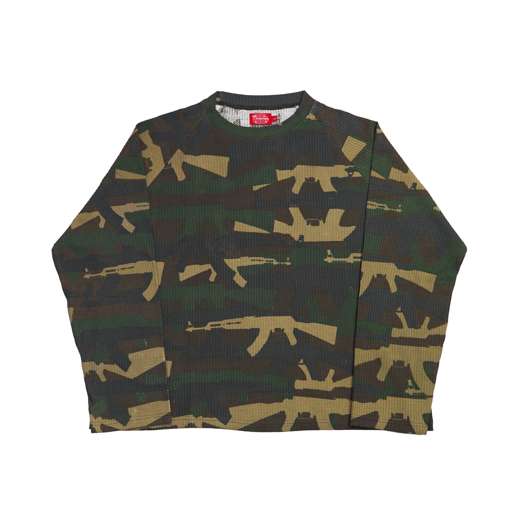 99 Clover - "CAMO V2" WAFFLE KNIT (FOREST)