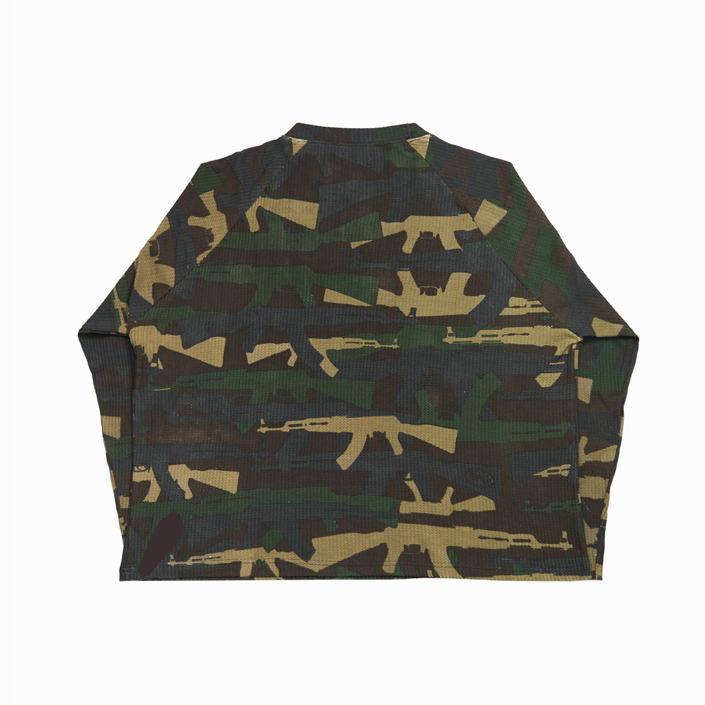 99 Clover - "CAMO V2" WAFFLE KNIT (FOREST)