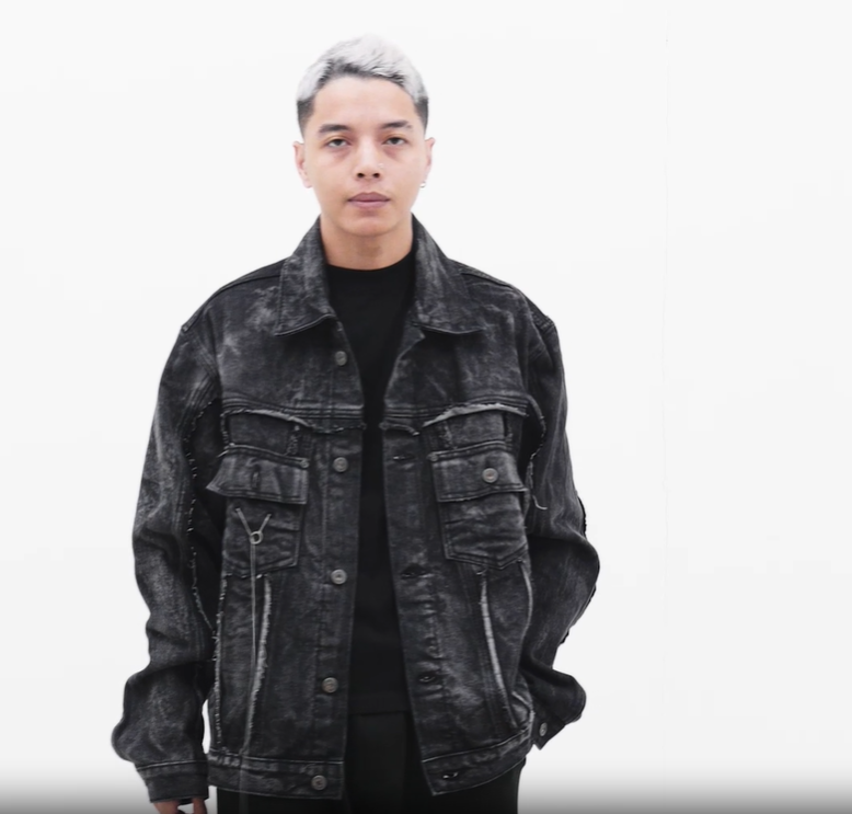 SSST x Lique - Trucker Denim Jacket Washed Black