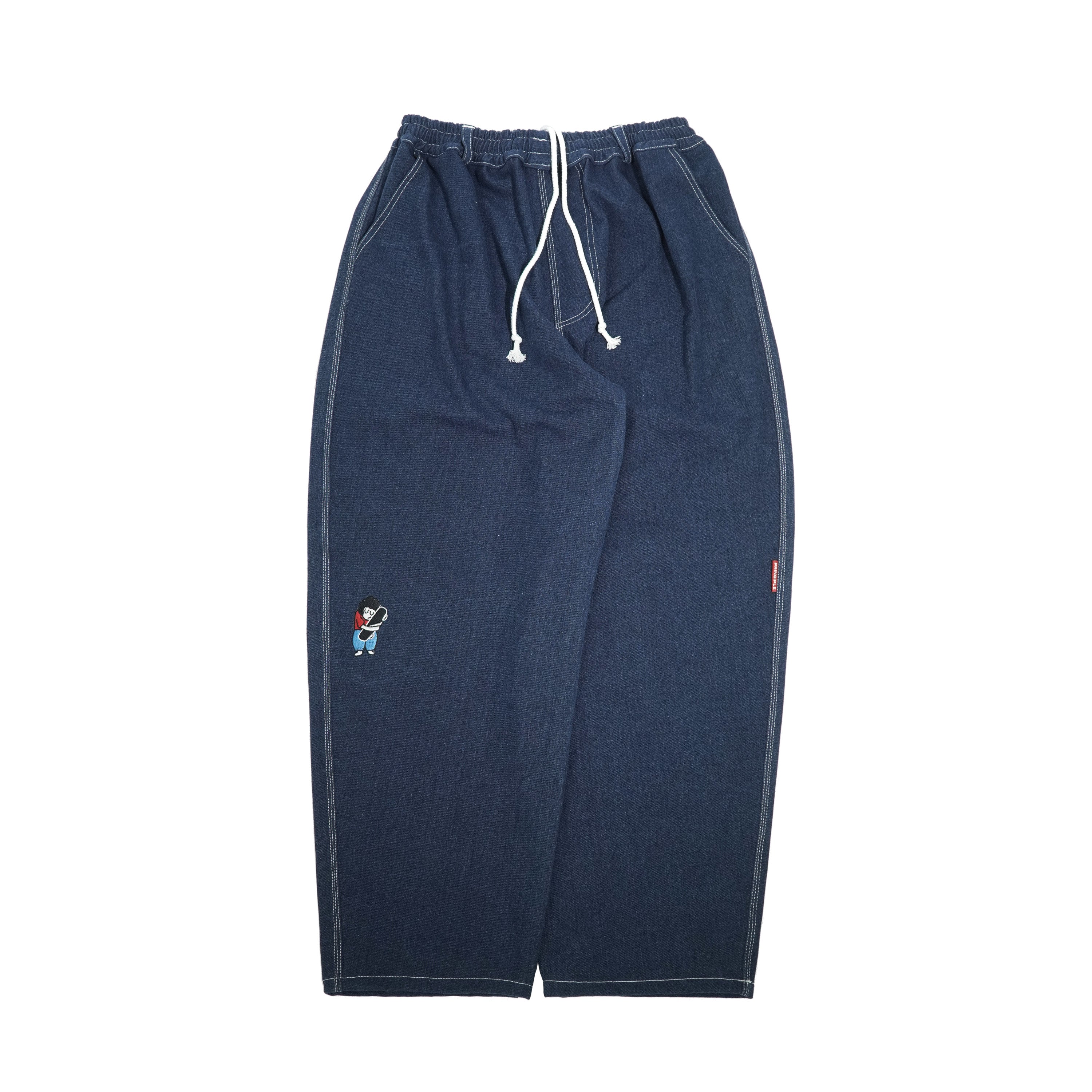 Principle - PRINCE PANTS - RAW DARK BLUE DENIM