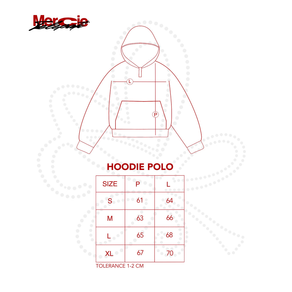 Telepati.che - Hoodie Polo Signature Logo Telepati x Mercie