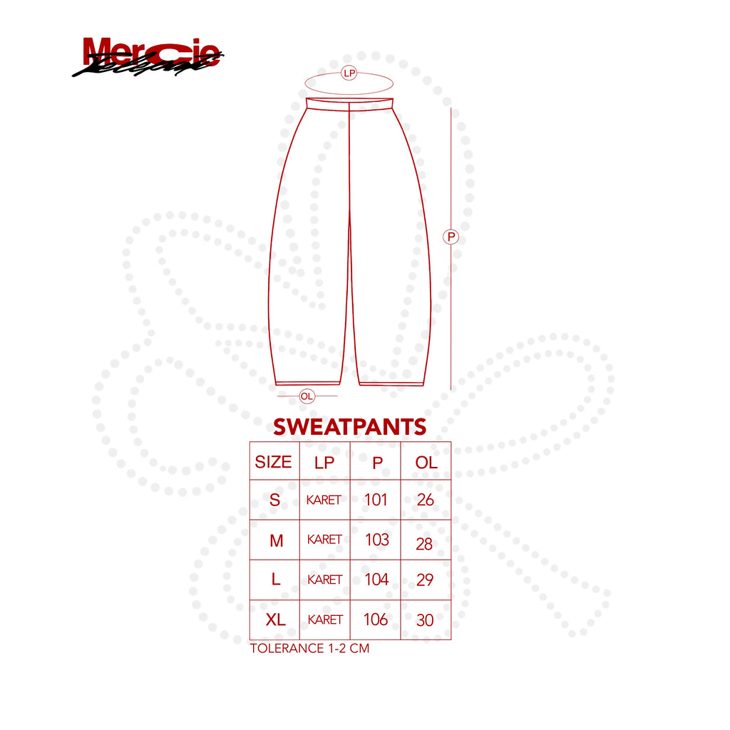 Telepati.che - Sweatpants Telepati x Mercie