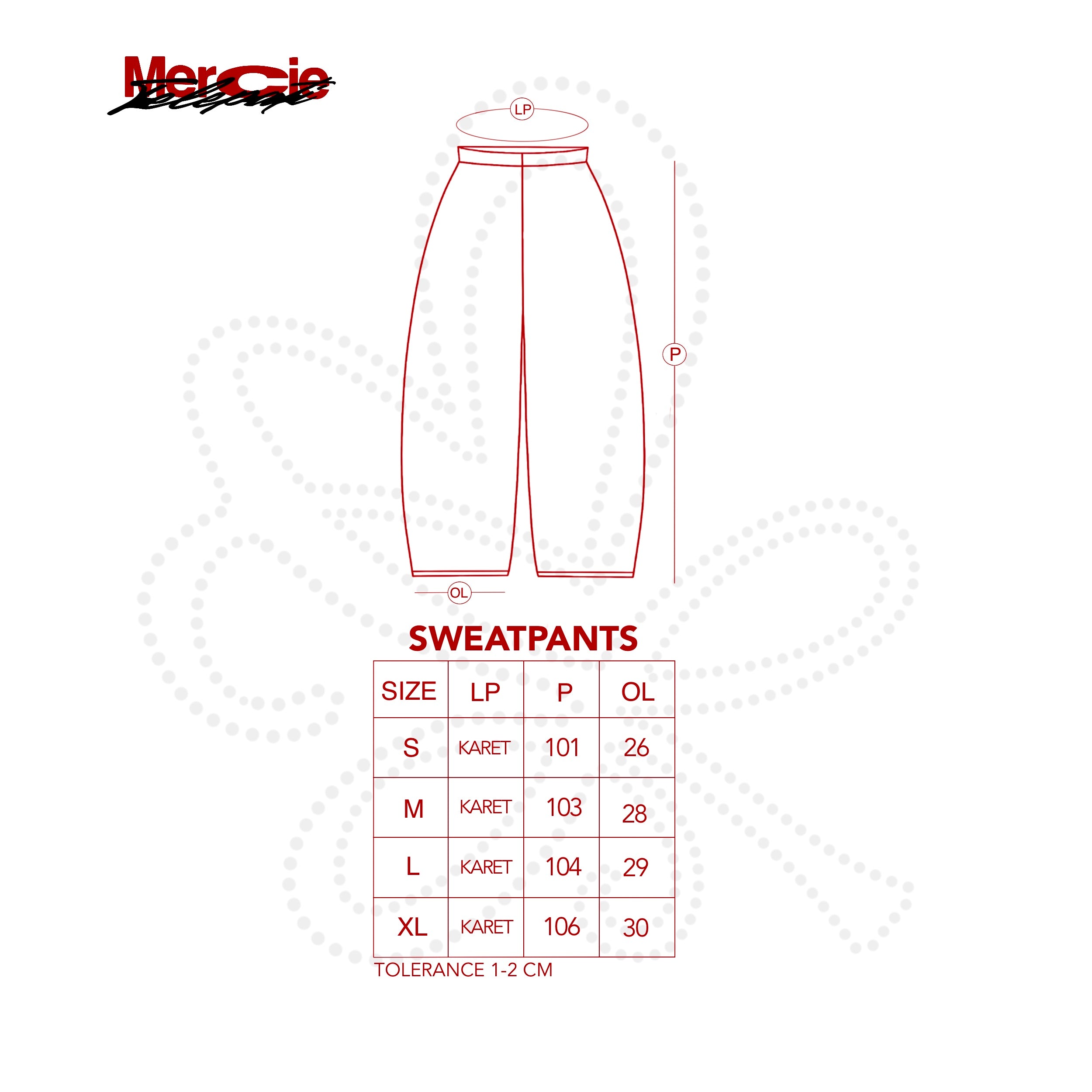 Telepati.che - Sweatpants Telepati x Mercie