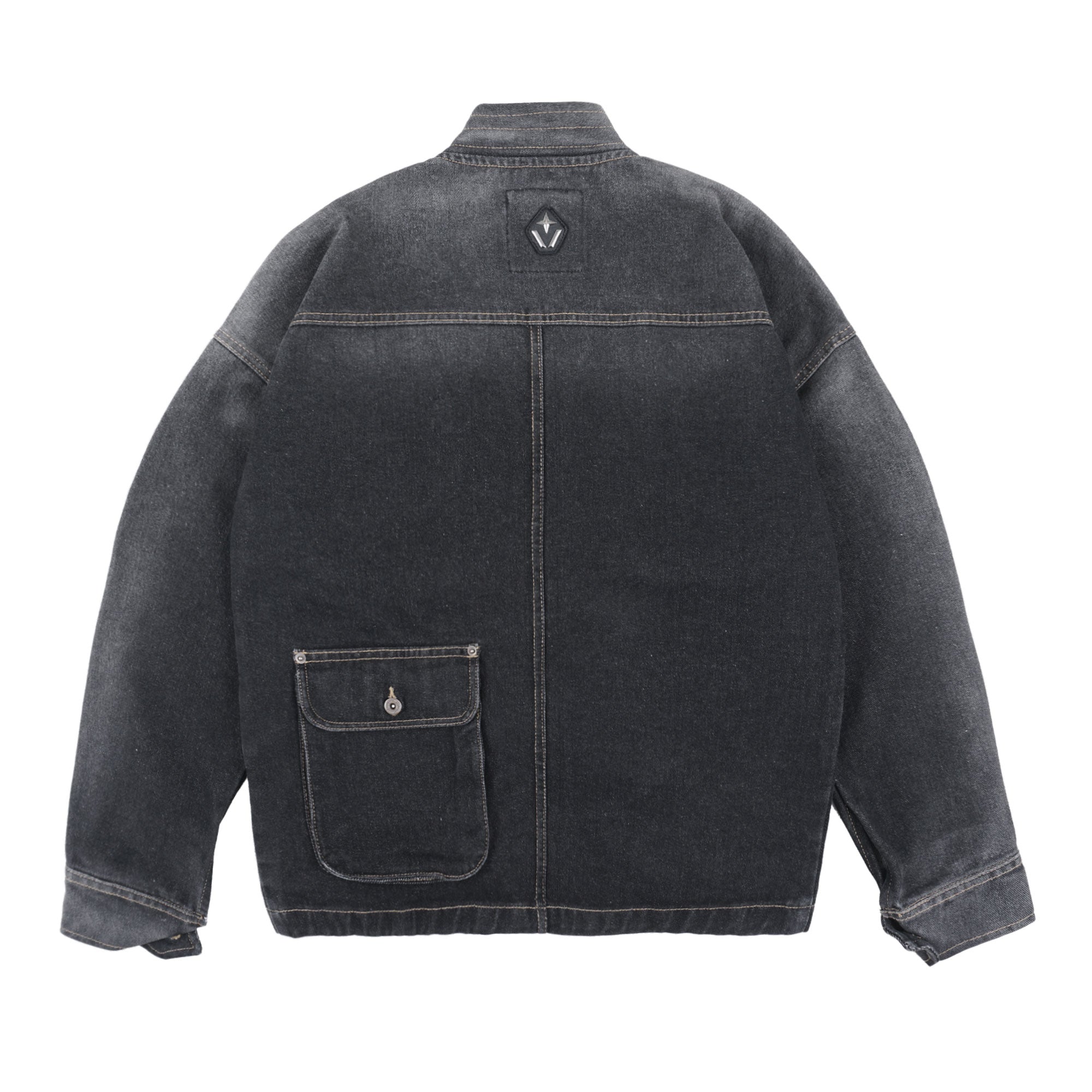 SSST x SVG - The Washed Black Astral Furi Kimono